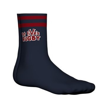 Rugby Calf Socks Right Foot