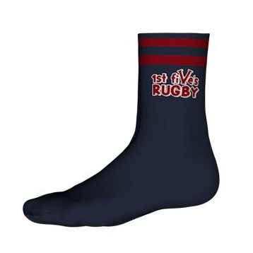 Rugby Calf Socks Left Foot