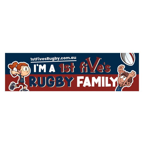 1st Fives Rugby Bumper Stickers